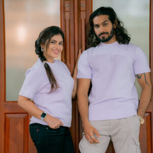Lady-And-Man-In-Lavander-t-shirt